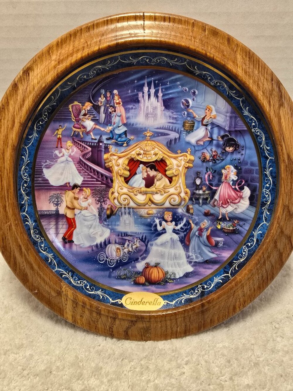 Bradford Exchange Disney Limited Edition Plate "Cinderella" by Phil Wilson
